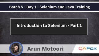 Introduction to Selenium Selenium Java Course 1 [upl. by Shimkus]