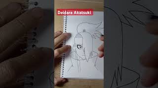 Desenho Deidara Akatsuki anime Naruto naruto narutoedits narutoshippuden akatsuki deidara art [upl. by Hamid842]