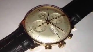 LIMITED EDITION 151 Pieces Junghans Meister Chronoscope Rosègold 18kt Juwelier Belting [upl. by Mccourt]