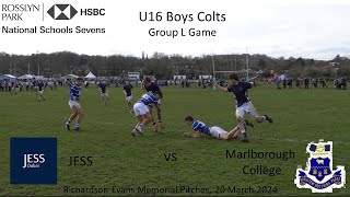 2024 Rosslyn Park Schools Sevens U16 Boys Colts [upl. by Aetnahs]