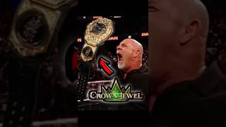 Goldberg Return amp Challenge Gunther At Crown Jewel 2024 wwe goldberg gunther shorts romanreigns [upl. by Hoxie]