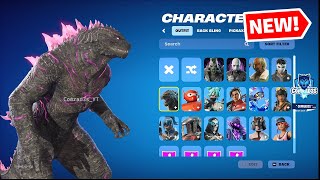 All Fortnite New Leaked Chapter 6 Skins Emotes All Cosmetics Battle Pass Skins Godzilla Baymax [upl. by Sena]