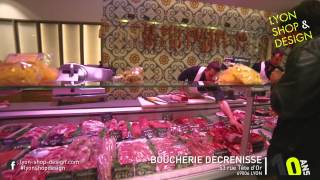 Boucherie Charcuterie Decrenisse – Finaliste concours Lyon Shop amp Design 2015 [upl. by Gombach]