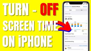 How to Turn OFF Screen Time Without Password 2024  Turn Off Parental Controls  iPhone [upl. by Ob]