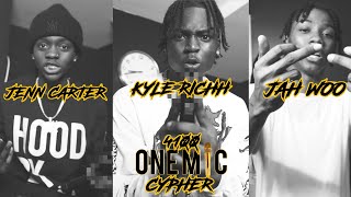 4100 ONE MIC CYPHER KYLE RICHH  JENN CARTER  JAH WOO [upl. by Royd347]