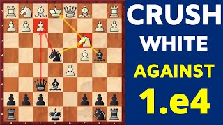 An Aggressive Opening For Black Against e4  Traps to win FAST [upl. by Eadnus586]