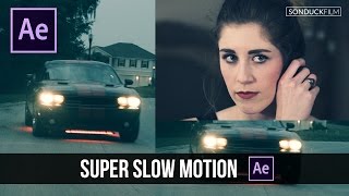 Twixtor Tutorial Create Super Slow Motion in After Effects [upl. by Armalda]