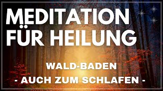 Natürliche Entspannung amp Heilung von Körper Geist amp Seele 🌳 WaldBaden Meditation  Traumreise [upl. by Fiertz610]