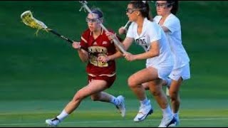 Womens Lacrosse Defensive Body Position [upl. by Irrehc469]