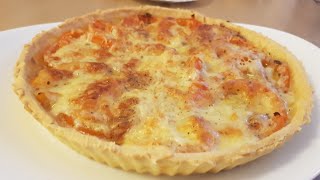 Tarte à la tomate et mozzarella très facile et rapide [upl. by Trimble95]