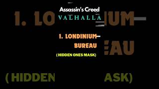 LONDINIUM BUREAU HIDDEN ONES MASK  Assassins Creed Valhalla ubisoft gaming [upl. by Tymon]