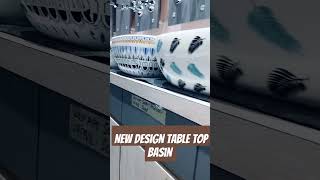 New design table top basin resently uploadedexplore shorts youtubeshorts viralshort [upl. by Marino]