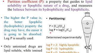 Chapter 3 Physicochemical Properties of Drugs  Lecture 3 slides  voice record [upl. by Grim]