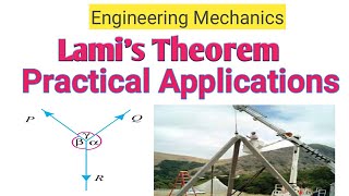 Lamis Theorem Proof ll Lamis Theorem Rgpv First Year II Applied Mechanics DiplomaBTechGATE L9 [upl. by Karmen]