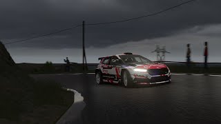 AC Rally  Le Lancone Corsica  Wet  Skoda Fabia RS Rally2 [upl. by Nelubez]