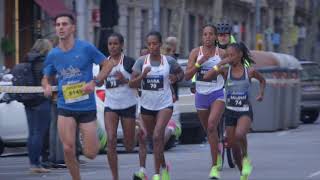 eDreams MITJA MARATÓ BCN 2018  MEJORES MOMENTOS [upl. by Ahsiek]