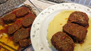 Patates Püresi Eşliğinde Nefis Rosto Köfte 😋 yummy rostoköfte köftetarifleri iftaryemekleri [upl. by Enaujed]