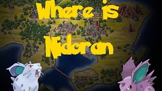 Where Is Nidoran Trade Pokemon Pokemon Fire RedLeaf Green [upl. by Adnawyt]