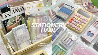 a huge aesthetic stationery haul🧷📚 ft journalsay [upl. by Audri]