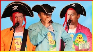 The Pirate Song  Kids Song with Actions  Rocking Childrens Music  The Mik Maks [upl. by Dott]