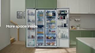 Large Fridge Freezer  Samsung American Style Fridge Freezer RS8000  Samsung UK [upl. by Drawoh679]