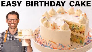 Easy Birthday Cake Recipe [upl. by Mraz]