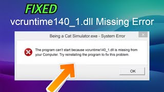 2024 Fix  vcruntime1401dll Missing Error Windows 1011 2 Solutions [upl. by Aelam]