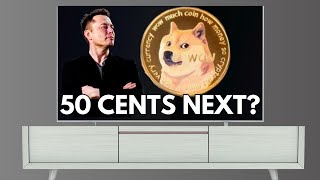 HUGE Can DOGECOIN DOGE get to 50 CENTS [upl. by Aserehtairam275]