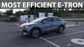 Audi Q4 etron range test [upl. by Seagraves264]