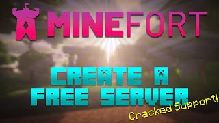 Create a FREE Minecraft Server with Minefort Tutorial  Review [upl. by Moorefield]