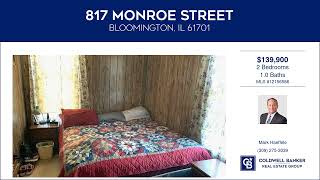 817 Monroe Street Bloomington Illinois Homes for Sale  wwwcoldwellhomescom [upl. by Noet]