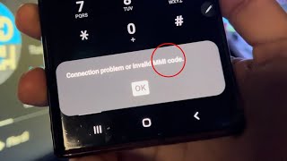 My Samsung MMI Code Invalid or Connection Problem [upl. by Dyna571]