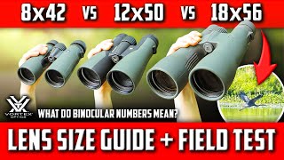 How To Choose Binoculars What Size is Best for Your Activities Vortex 8x42 vs 12x50 vs 18x56 TEST [upl. by Zampino245]