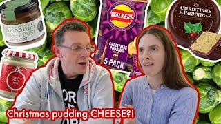 Trying cursed Christmas foods with Papa Booth [upl. by Elpmet]