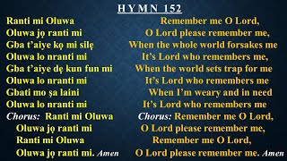 CCC Hymn 152 Ranti mi Oluwa Celestial Church of Christ [upl. by Bosch45]