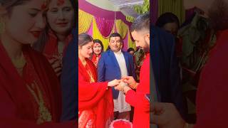 Eleena Chauhan amp Bishnu Sapkota Marriage Ceremony shorts viral marriageceremony [upl. by Oramug]