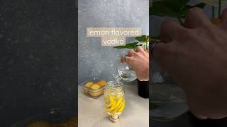 How To Make Lemon Flavored Vodka 🍋  infusion easyrecipe vodka lemon [upl. by Gahan]