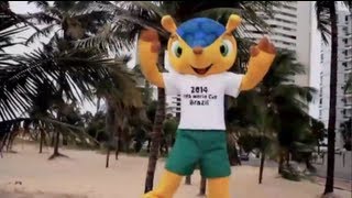 Brazilian 2014 World Cup mascot unveiled [upl. by Dominica]