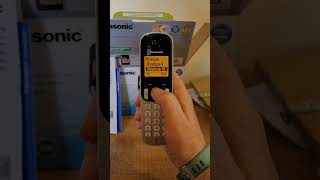 Testing ringtone melodies on Panasonic cordless phone KXTGC222 [upl. by Brade]