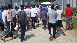 Manus Island detainees in limbo as Australianrun detention centre to close [upl. by Airdnassac327]