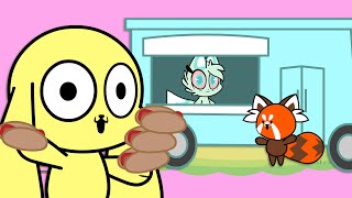 Chikn Nuggit Parody Show  The Hotdog Truck S3E5 [upl. by Einhpets686]