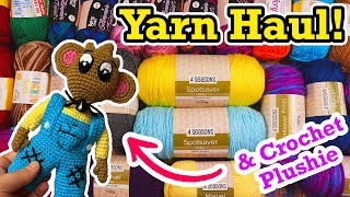 YARN HAUL amp Making A Crochet Plushie Amigurumi [upl. by Ardnuahc]