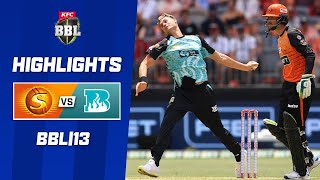 Perth Scorchers v Brisbane Heat  BBL13 [upl. by Eivod]