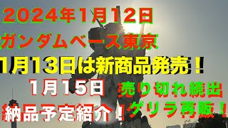 【ガンプラ再販】売り切れ続出！ゲリラ再販１機のみガンダムSEEDや限定品も減りつつ！1月に復活した限定品残存多数2024年1月12日ガンダムベース東京1月13日新商品15日納品予定紹介！ [upl. by Weidner]