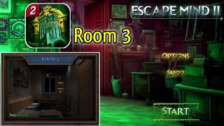 Escape Mind 2 room 3 unlock walkthrough solution  Escape mind II room 3 [upl. by Aseela]