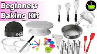 Baking Kit For Beginners  Essential Baking Tools For Beginners  Baking Essentials For Starters [upl. by Rutledge979]