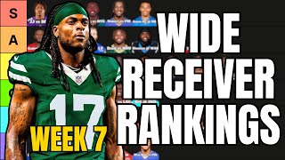 Top 40 Wide Receiver Rankings For Week 7 Fantasy Football [upl. by Shoemaker]