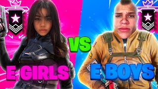 Can 5 Champion E GIRLS beat 5 Champion E BOYS Rainbow Six Siege [upl. by Taddeo]