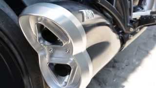 ZARD exhaust slipon for Ducati Diavel [upl. by Ogata]