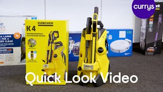 KARCHER K4 Power Control Pressure Washer  Quick Look [upl. by Tlevesoor884]